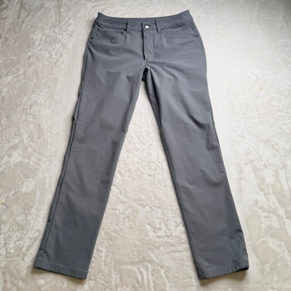 Lululemon ABC Pant Slim Warpstreme Gray Size 28x28 Mens 5 Pocket Trouser